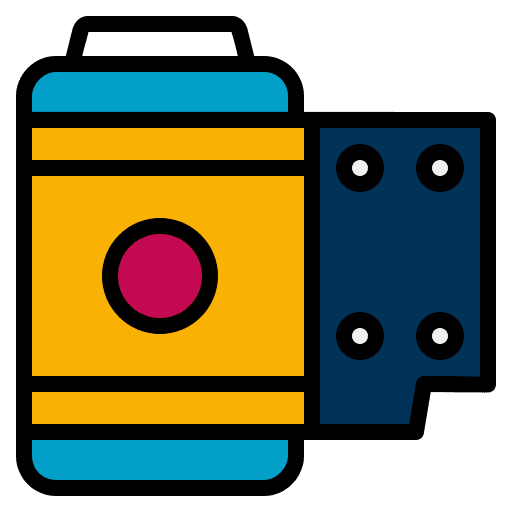 Roll film video entertainment photo film icon Roll film video entertainment photo film icon