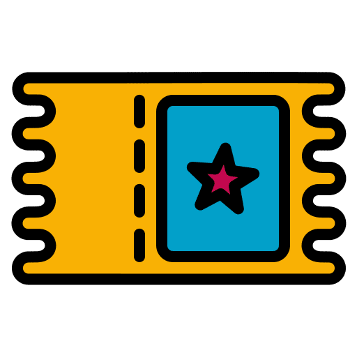 Ticket entertainment vip ticket icon Ticket entertainment vip ticket icon