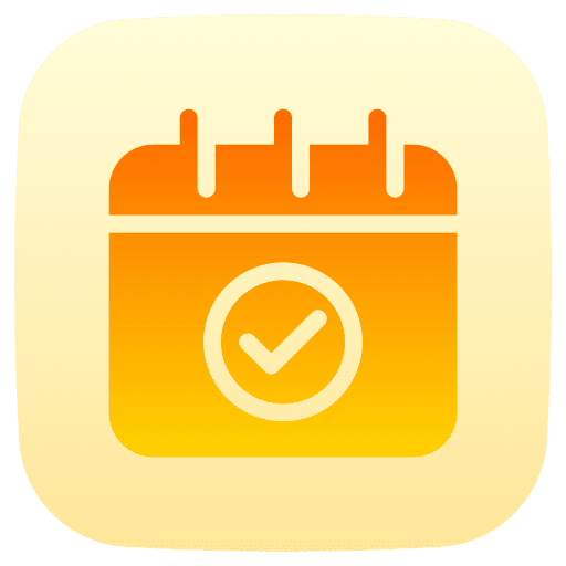 Check ui schedule event icon