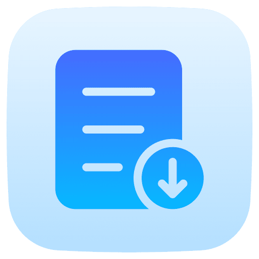 Download file archive ui document icon