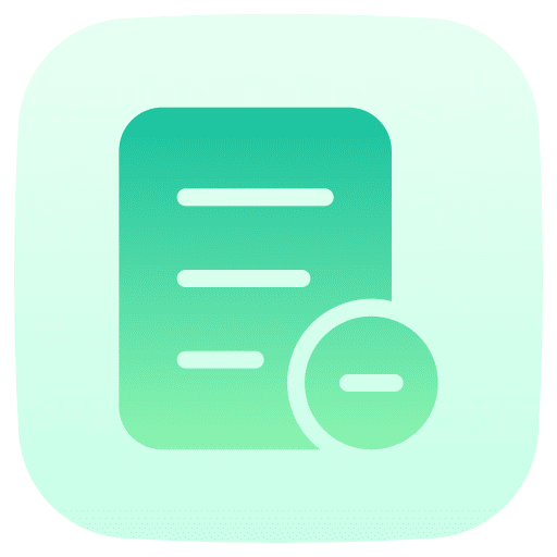 Remove file ui minus sign delete file icon Remove file ui minus sign delete file icon