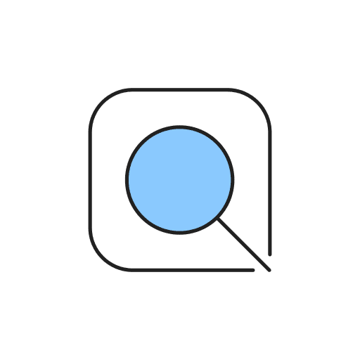 Search seo and web internet search data icon