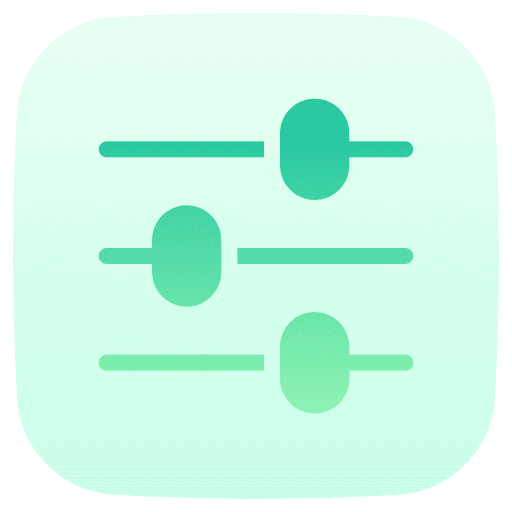 Slider adjust settings levels icon Slider adjust settings levels icon