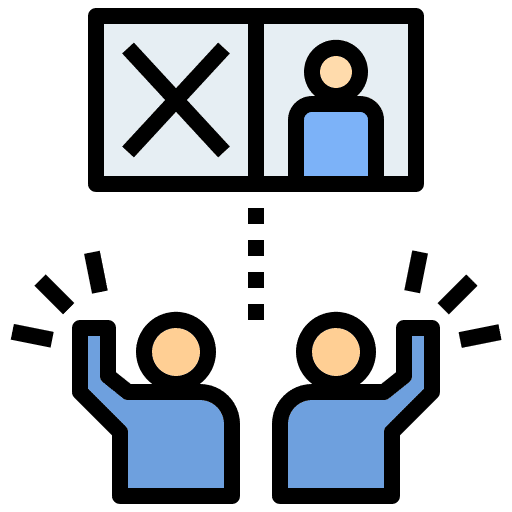 Election information competition canvass icon