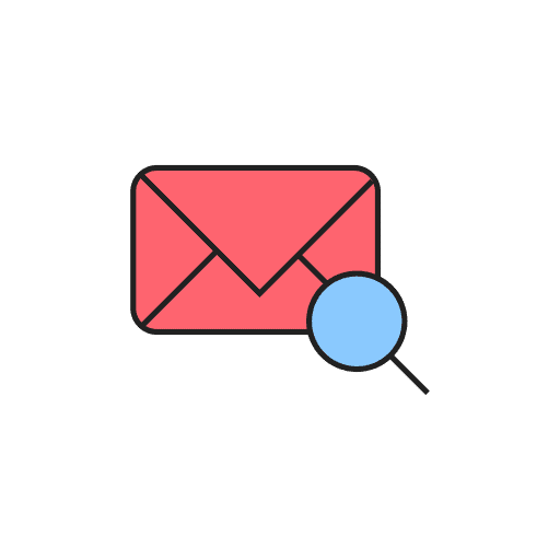 Search seo and web email mail icon Search seo and web email mail icon
