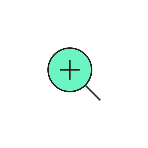 Zoom in ui search data web icon Zoom in ui search data web icon