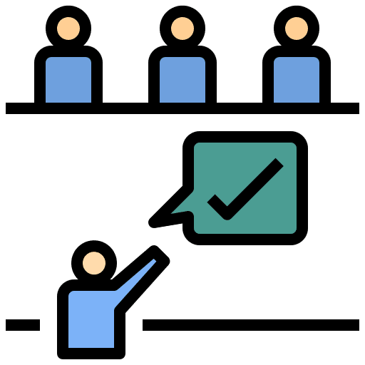 Debate agreement opinion voter icon Debate agreement opinion voter icon