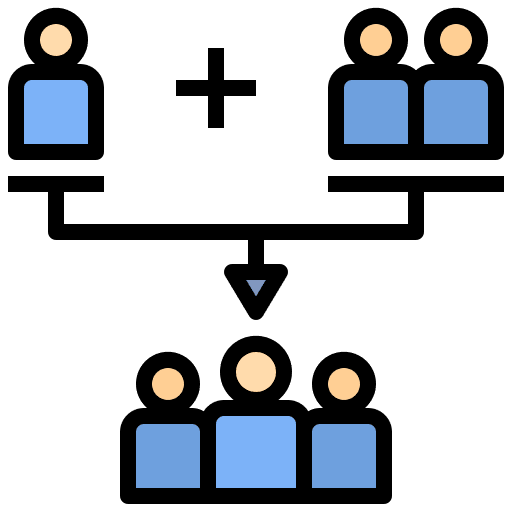 Merger political unity merger icon Merger political unity merger icon