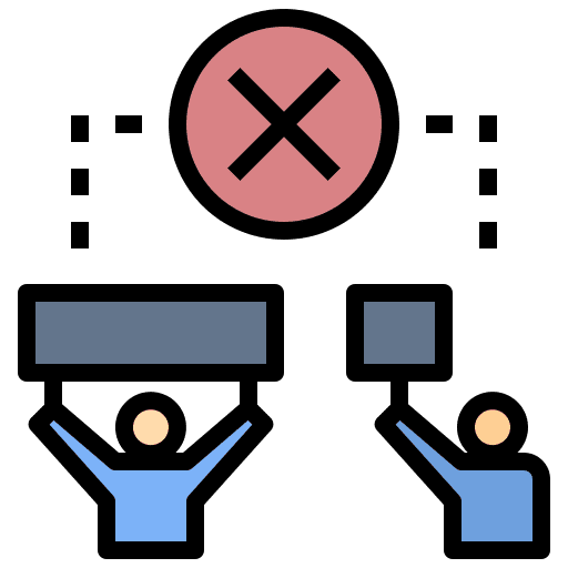 Protestors oppose miscellaneous assemble icon Protestors oppose miscellaneous assemble icon