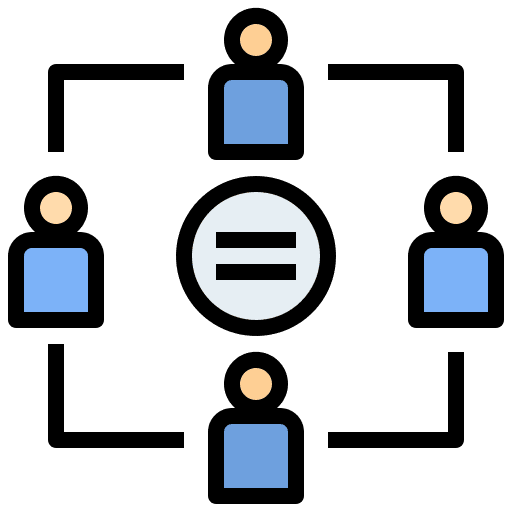 Social equality justice balance icon Social equality justice balance icon