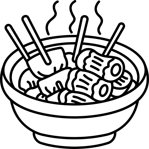 Oden oden traditional asian icon