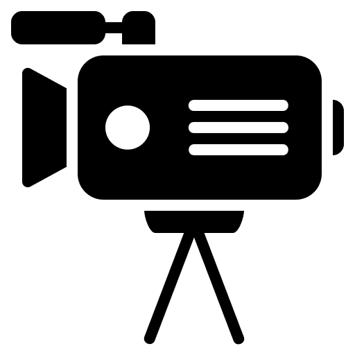 Camcorder movie production camcorder icon Camcorder movie production camcorder icon