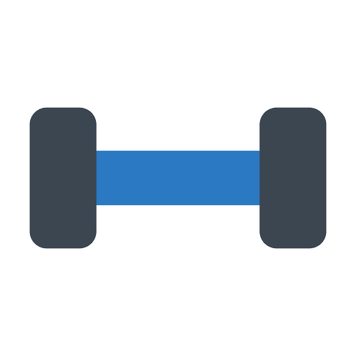 Workout gym fitness exercise icon