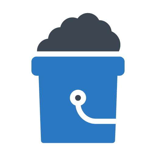 Sand park sand sand bucket icon