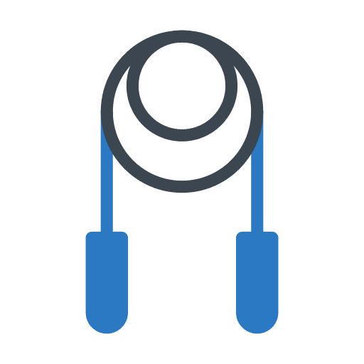 Skipping rope jumping rope jump rope training icon