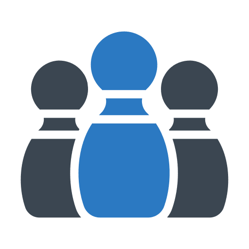 Skittle skittle leisure bowling icon