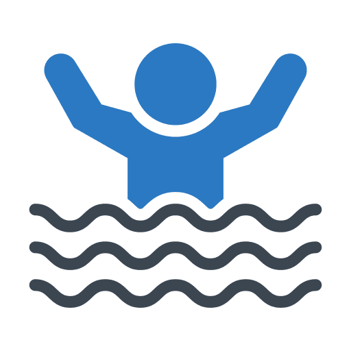 Swimmer swimming pool hot pool swimming icon