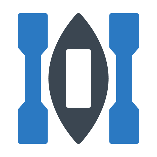 Canoe water sport transport transportation icon