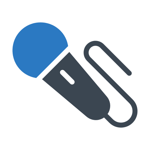 Mic interview mic speech icon