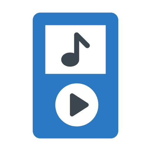 Music music and multimedia music mps icon
