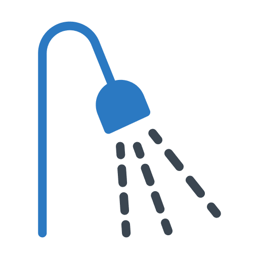 Shower hygiene cleaning bathroom icon