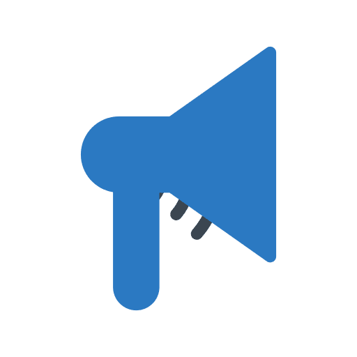 Speaker store advertising online shopping icon