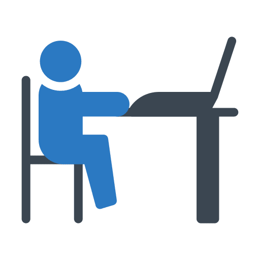 Worker working professions and jobs furniture icon