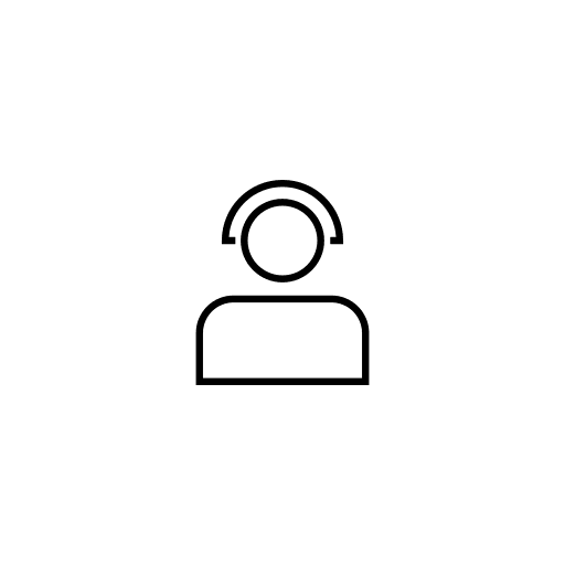 Customer agent electrical service customer service customer support icon