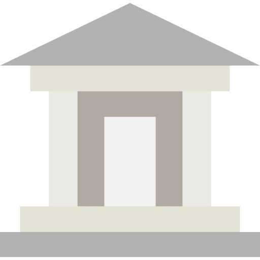 Bank bank banking university icon