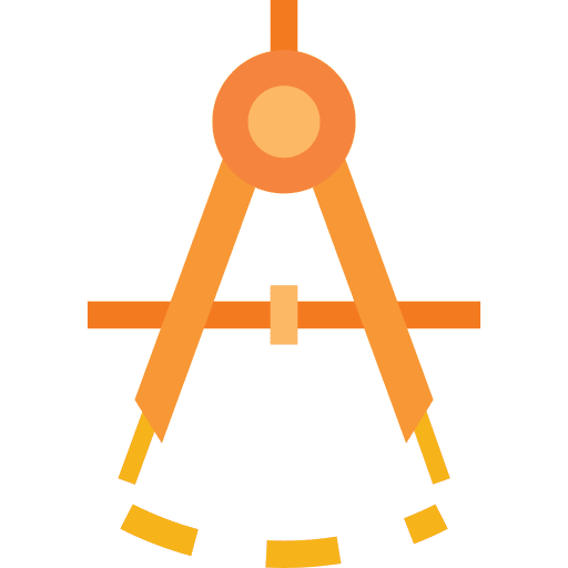 Compass measurement draw compass icon Compass measurement draw compass icon