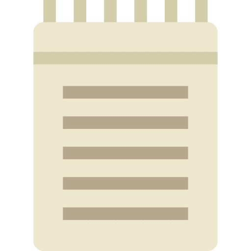 Notepad writing interface ui icon