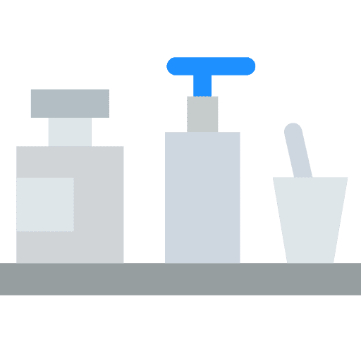 Cosmetics skincare massage cream icon