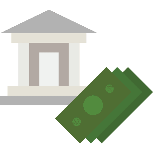 Loan currency saving money money icon Loan currency saving money money icon