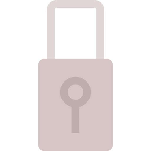 Padlock caps lock secure restricted icon Padlock caps lock secure restricted icon