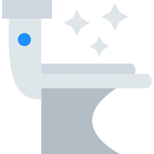 Wc furniture and household toilet washing icon