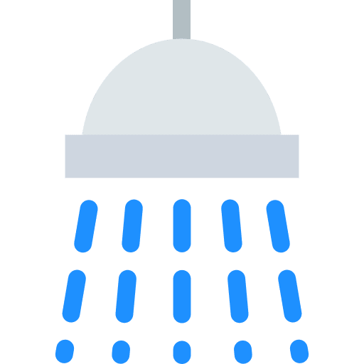 Shower cleaning water shower head icon Shower cleaning water shower head icon