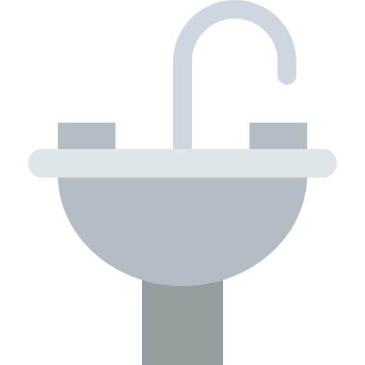 Sink bathroom furniture and household washbasin icon Sink bathroom furniture and household washbasin icon