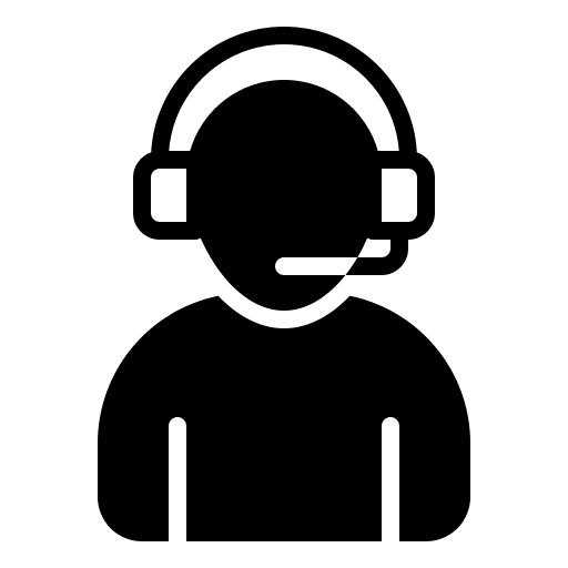 Call center customer information communication icon