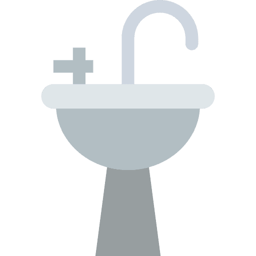 Faucet sink bathroom furniture and household icon Faucet sink bathroom furniture and household icon