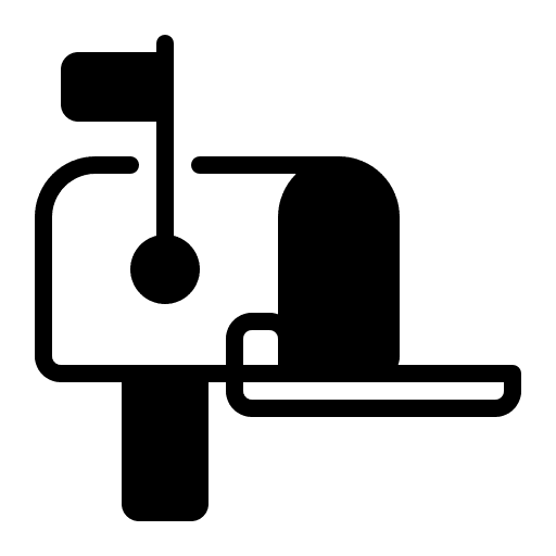 Mailbox communications communication receive icon Mailbox communications communication receive icon