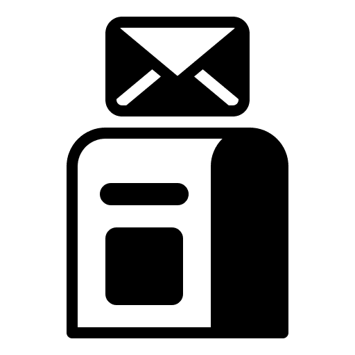 Mailbox letterbox box mail icon Mailbox letterbox box mail icon