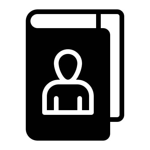Contact book user people contact icon Contact book user people contact icon