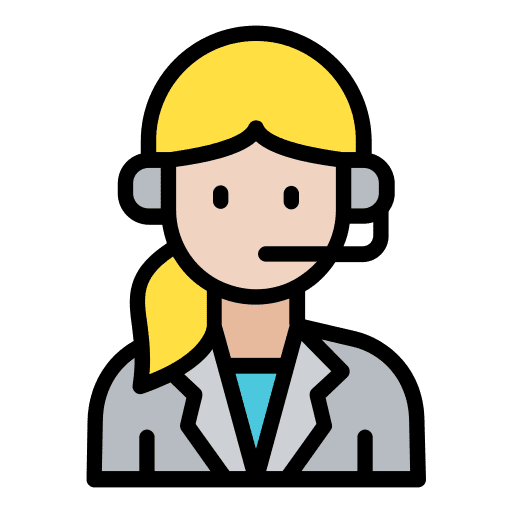 Customer service professions and jobs blonde customer service icon Customer service professions and jobs blonde customer service icon