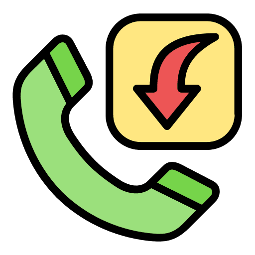 Incoming call telephone call phone receiver incoming call icon Incoming call telephone call phone receiver incoming call icon