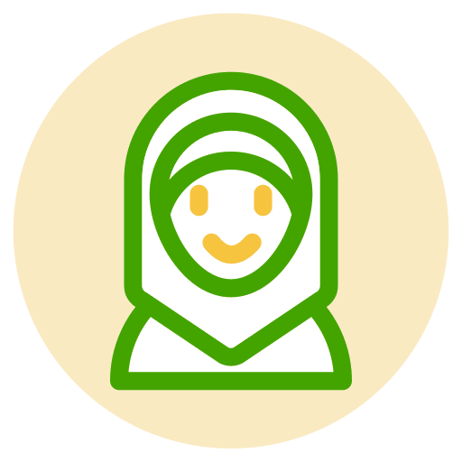 Woman moslem female muslim icon