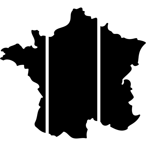 France nation map geography icon