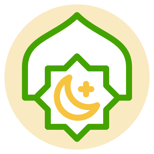 Muslim mosque half moon muslim icon Muslim mosque half moon muslim icon