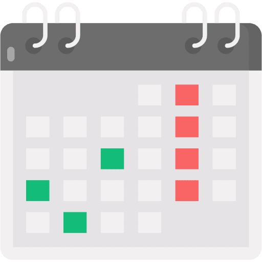 Calendar calendar month time and date icon