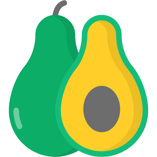 Avocado diet healthy food food and restaurant icon Avocado diet healthy food food and restaurant icon