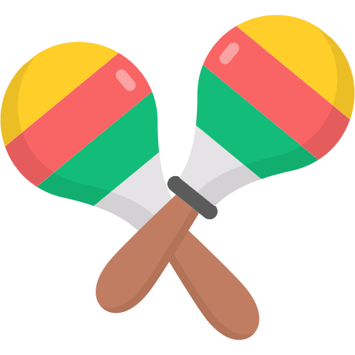 Maracas music and multimedia cultures musical instrument icon Maracas music and multimedia cultures musical instrument icon